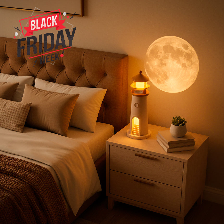 Moona™ 3D Moon Projector Lighthouse | 2025 Limited Edition Il mio negozio