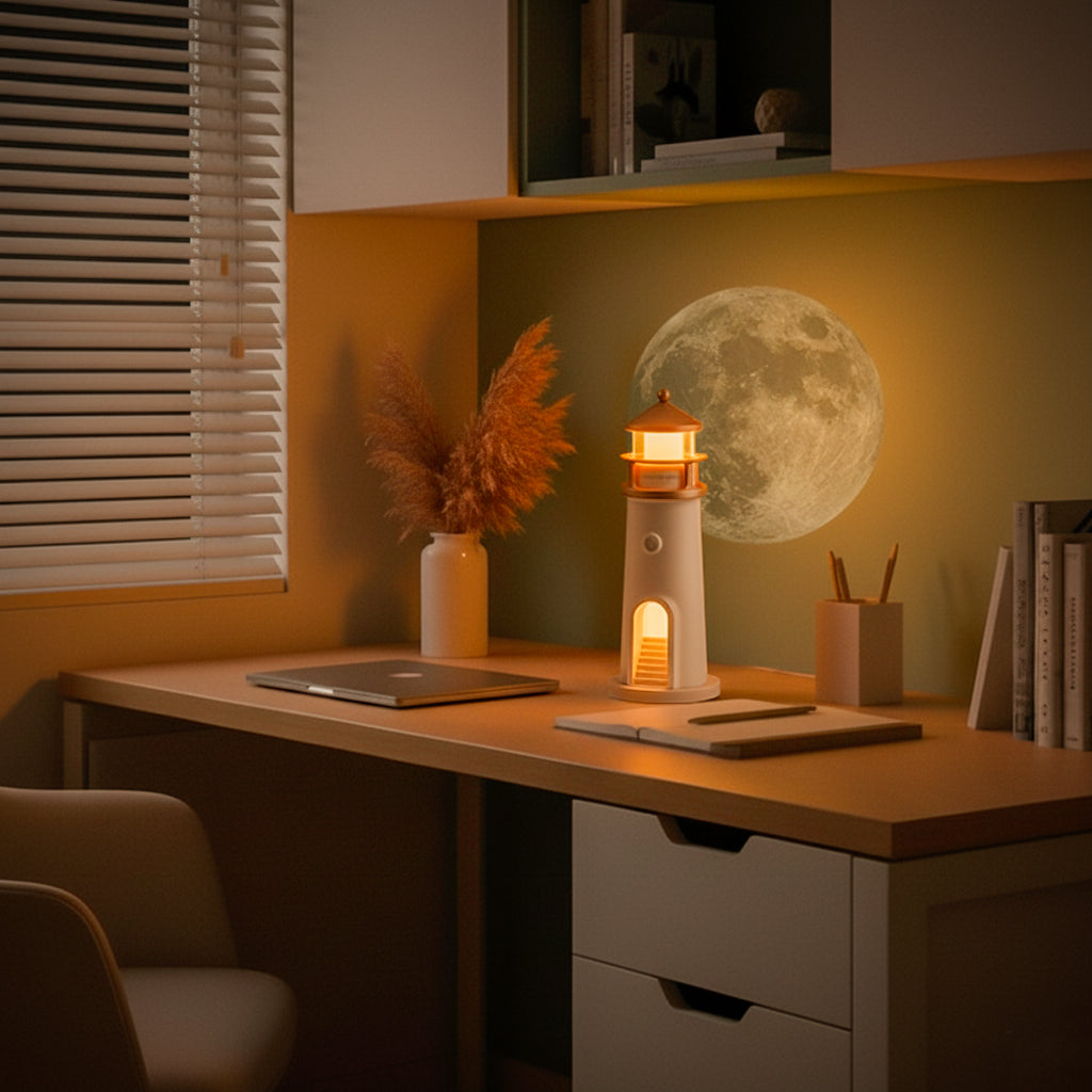 Moona™ 3D Moon Projector Lighthouse | Limited 2025 Edition Il mio negozio
